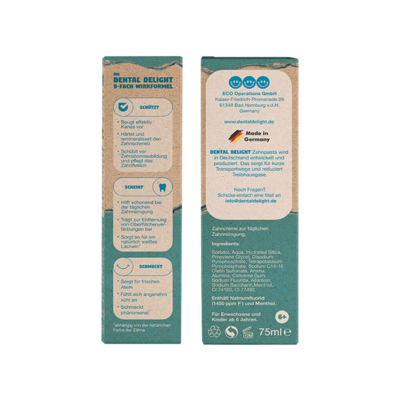 Pasta de Dentes Dental Delight Polar Punch 75ml - Image 2
