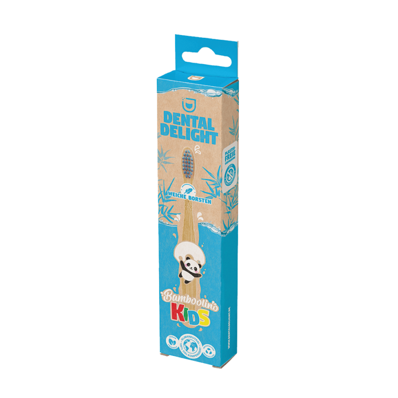 Escova de Dentes Bamboolino Kids Azul Dental Delight