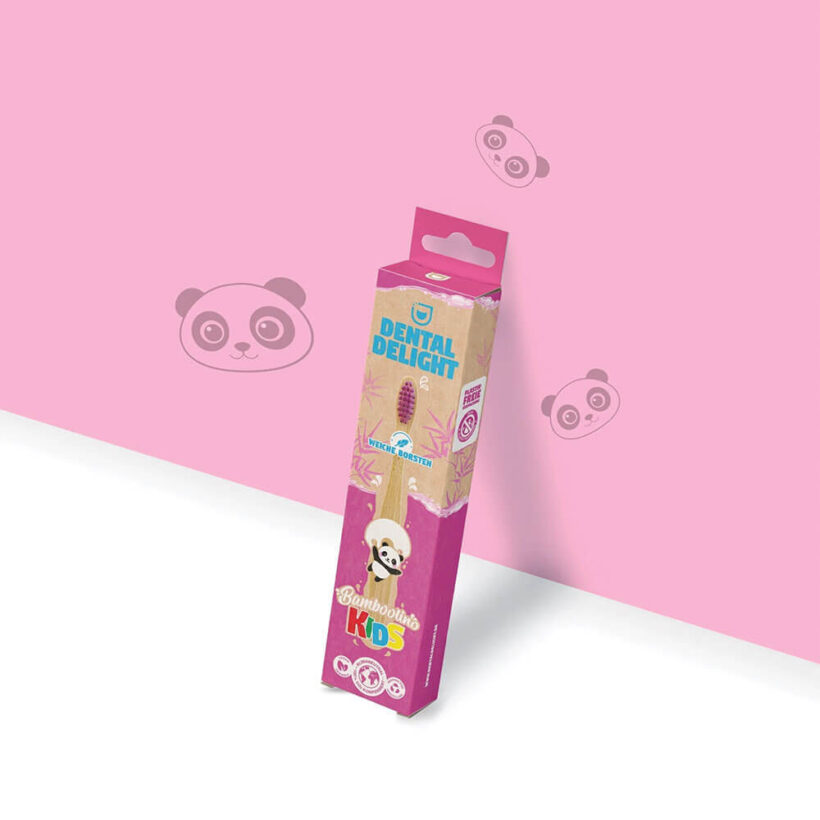 Escova de Dentes Bamboolino Kids Lilás Dental Delight - Image 2