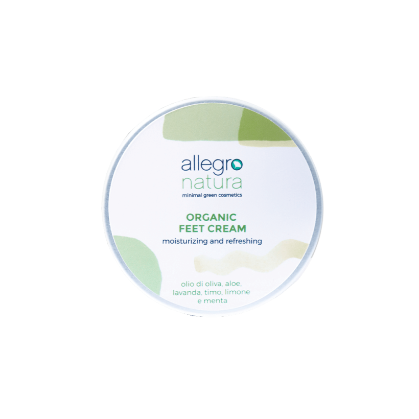 Creme de Pés Biológico Nutritivo e Refrescante Allegro Natura