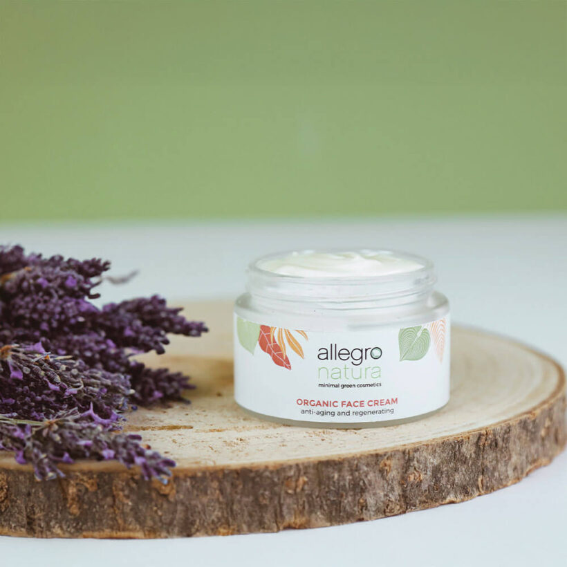 Creme de Rosto Biológico Antienvelhecimento Allegro Natura - Image 2