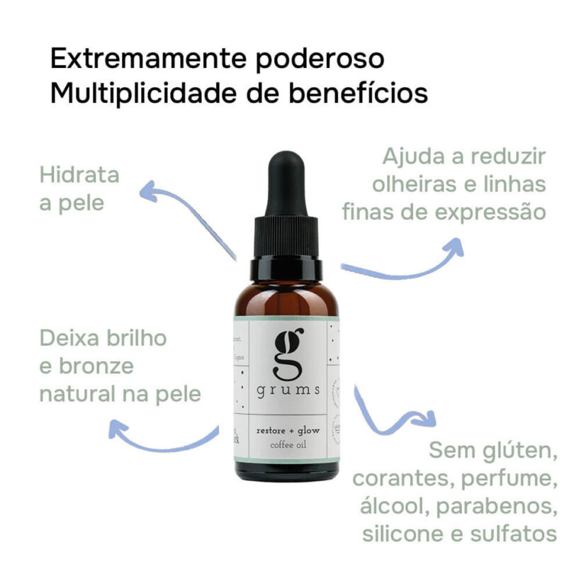 Óleo de Café Restaurador + Iluminador Grums 15ml - Image 2